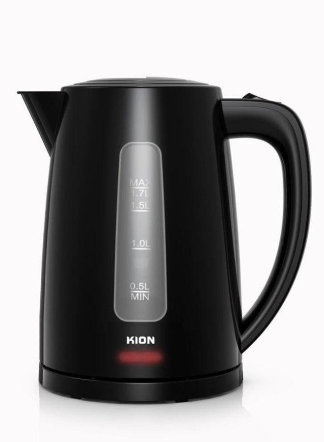 Kion Kettle Plastic With Window 1.7 L 2200 W BWK17PI22AO Black - Image 1