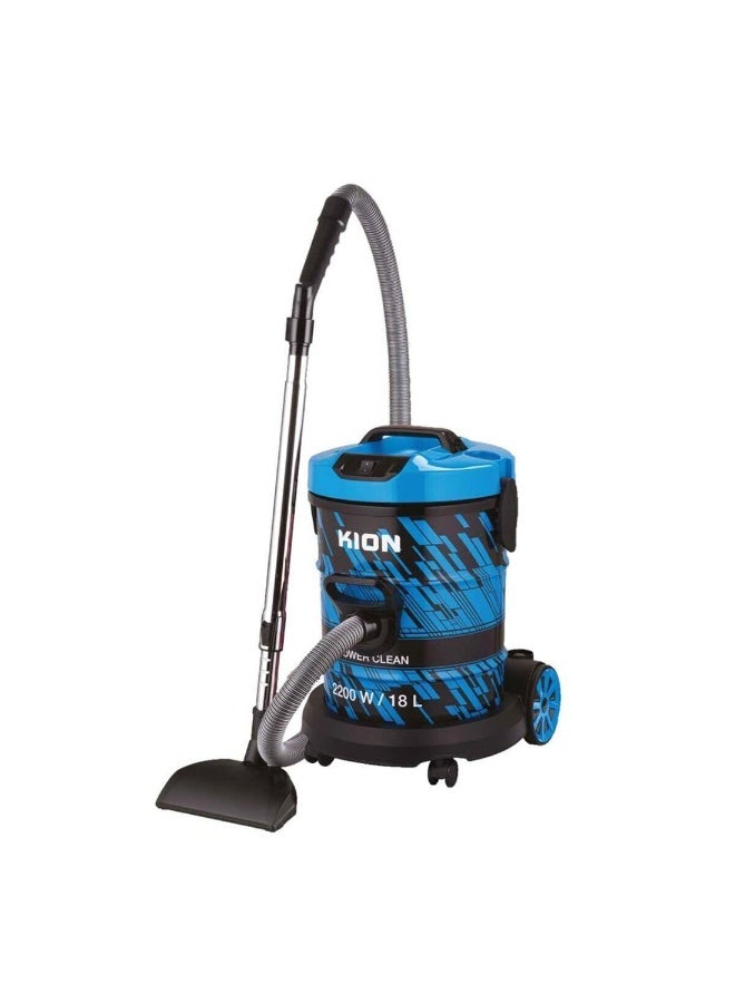 Kion Drum Vacuum Cleaner Turbo With 4 Accessories Made In Turkey 18 L 2200 W DVC621 Multicolor - Image 1