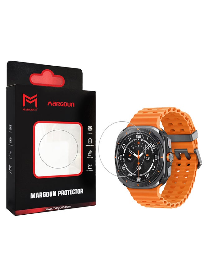 مارجون حماية شاشة لسامسونج ووتش 8 ألترا - زجاج سيراميكي - درع شاشة مقاوم للخدوش - Image 1