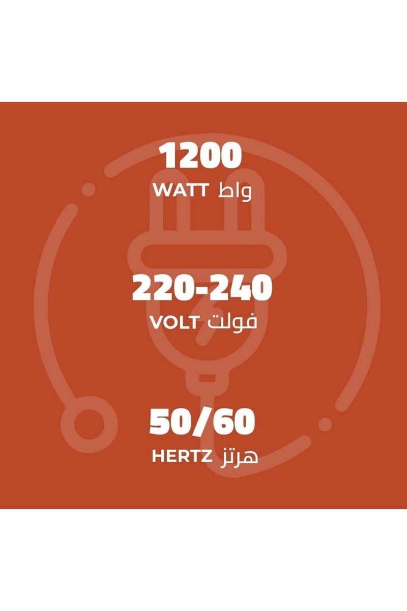 Kion Crepe Maker With 6 Pieces 1200 W KHD/609 White - Image 3