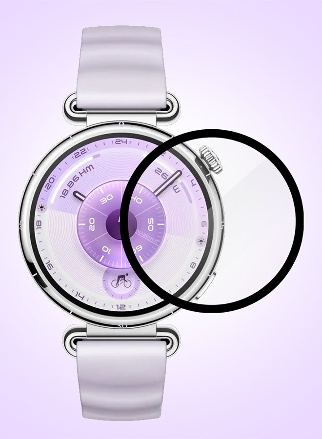 مارجون 2 Pieces PMMA Clear Screen Protector for Huawei Watch GT6 41mm - Ultra Thin Scratch Resistant Protective Film Clear-2 - Image 2