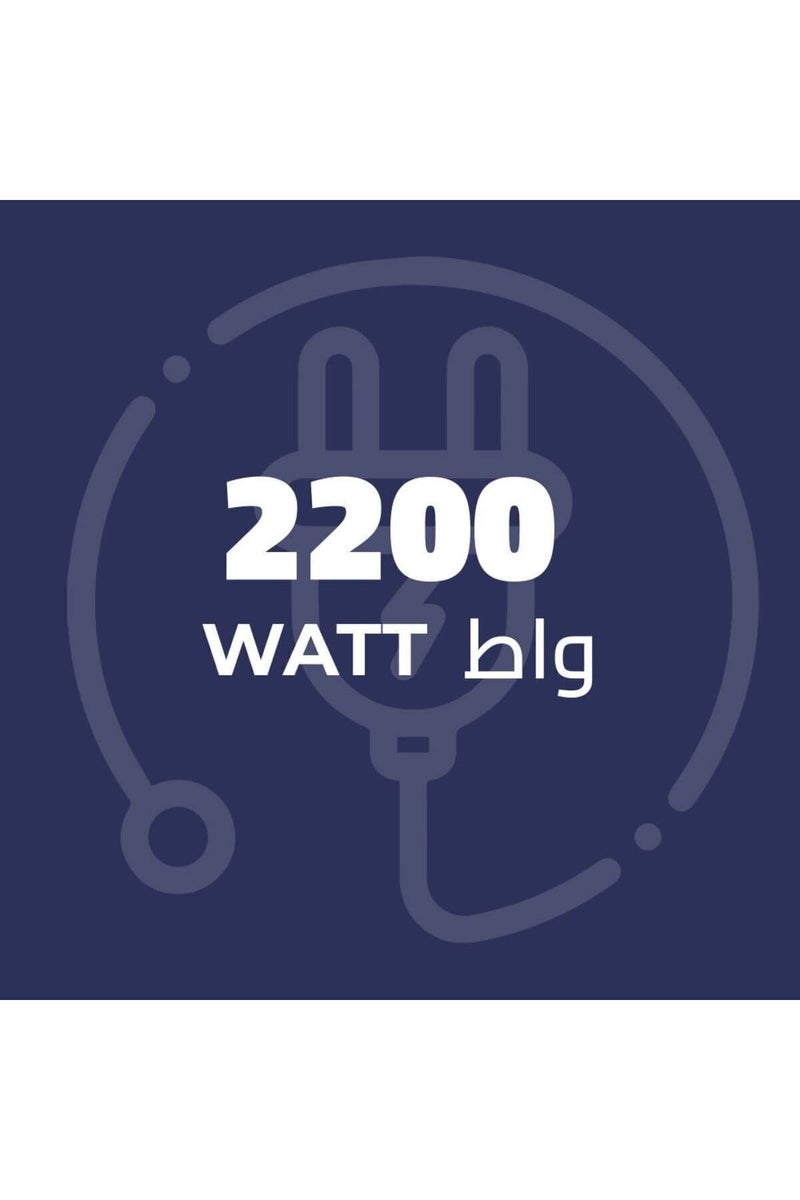 Kion Steam Iron Ceramic Coating Soleplate & Swivel Cord & Self-Cleaning Function 380 L 2200 W KGC/1001 Black - Image 3