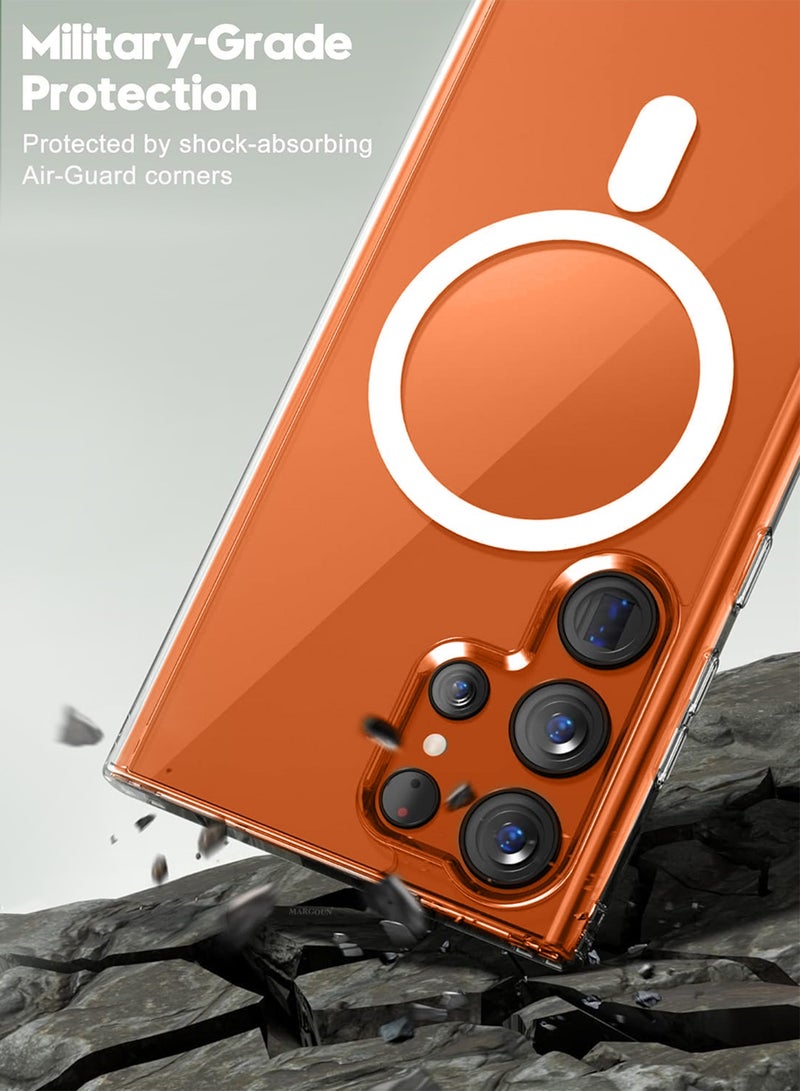 مارجون غطاء شفاف مضاد للصدمات رقيق لسامسونج جالاكسي S26 ألترا 5G 2026 مع حلقة مغناطيسية قوية وحماية ضد الاصفرار - Image 2
