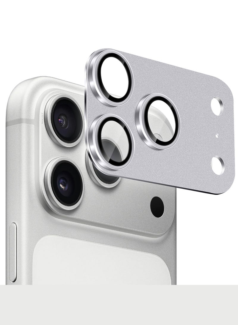 مارجون درع كامل لعدسة الكاميرا بإطار معدني واقي زجاج 9H لجهاز آيفون 17 برو ماكس - Image 4