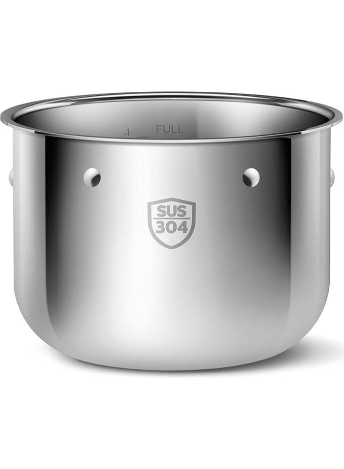 فيليبس Philips Viva Collection HD2237/73 - All-in-One Multicooker, 1300W, 6L, Heats 25% Faster, ProCeramic+ Anti-Scratch Pot, 9 Safety Protection Systems, 7 Pressure Cooking Modes, Slow Cook Up to 12 Hours 6 L 1300 W HD2237/73 SILVER - Image 4