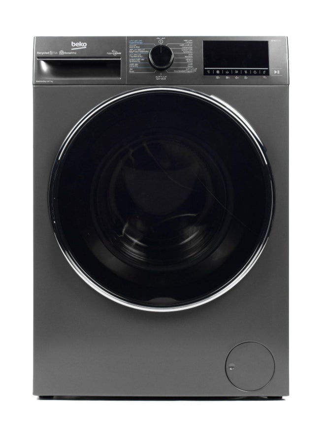 Beko Front Load Washer/Dryer Combo 10kg  / 7Kg, 1400 rpm WD10714MKSA Dark Gray - Image 1