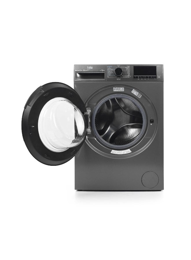 Beko Front Load Washer/Dryer Combo 10kg  / 7Kg, 1400 rpm WD10714MKSA Dark Gray - Image 4