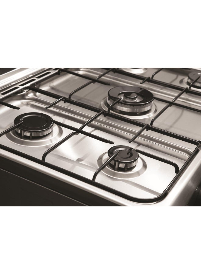 بومباني موقد غاز 90x60 سم، أمان كامل، فولاذ مقاوم للصدأ - Image 3