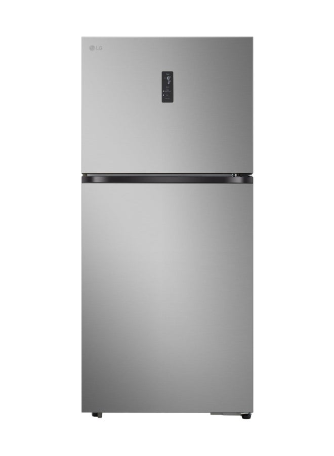 LG Refrigerator 15.1Cu.ft, Freezer 6.5Cu.ft, Smart Inverter, ThinQ WiFi LT23HBHSIV Silver - Image 1