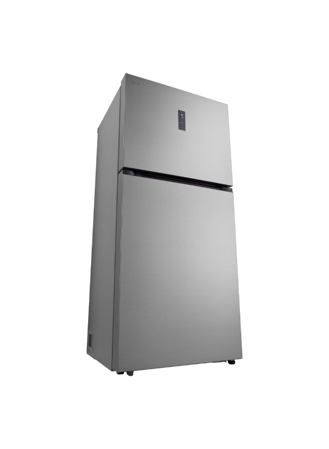 LG Refrigerator 15.1Cu.ft, Freezer 6.5Cu.ft, Smart Inverter, ThinQ WiFi LT23HBHSIV Silver - Image 5