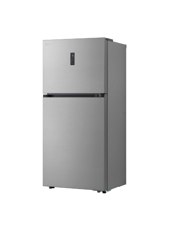 LG Refrigerator 15.1Cu.ft, Freezer 6.5Cu.ft, Smart Inverter, ThinQ WiFi LT23HBHSIV Silver - Image 3