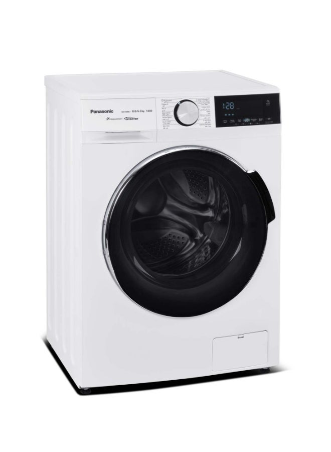 Panasonic Front Load Washer/Dryer 8/6Kg , All-in-One, Inverter, Hygiene Steam NA-S16ML1WSA White - Image 3