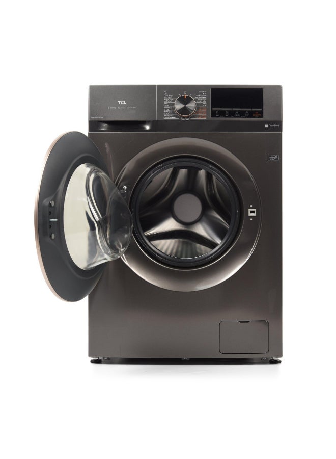 تي سي إل غسالة/مجفف تحميل أمامي 10/7 كجم، عاكس DD، جرعة تلقائية، غسيل بالبخار - Image 4