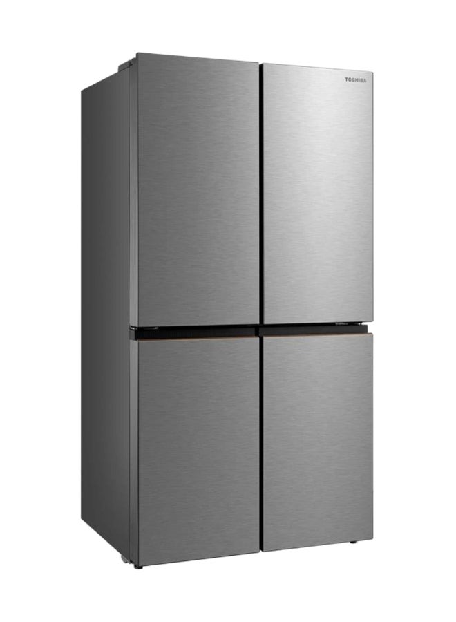 Toshiba Refrigerator 4 Doors, 14.7Cu.ft, Freezer 7.6Cu.ft, Inverter, Starry GR-RF900WI1-PMU(57) Starry Silver - Image 1