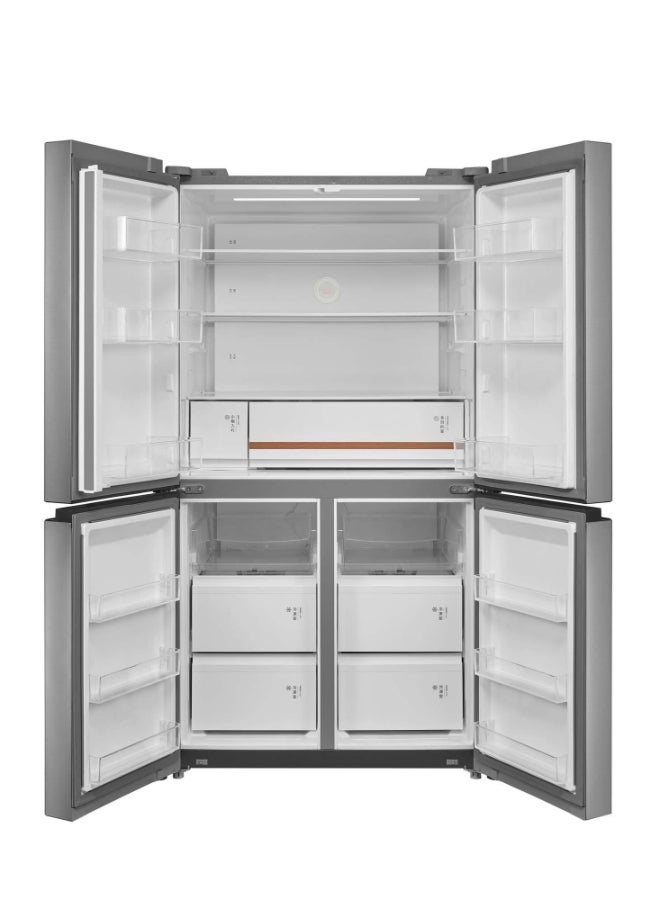 Toshiba Refrigerator 4 Doors, 14.7Cu.ft, Freezer 7.6Cu.ft, Inverter, Starry GR-RF900WI1-PMU(57) Starry Silver - Image 4