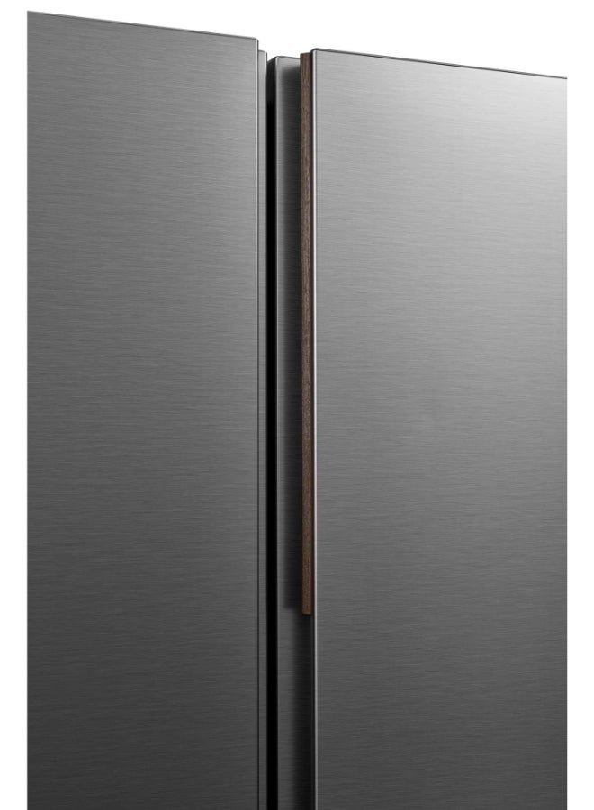 Toshiba Refrigerator Side by Side 15.1Cu.ft, Freezer 8.8Cu.ft, Inverter GR-RS910WI1-PMU(57) Starry Silver - Image 3