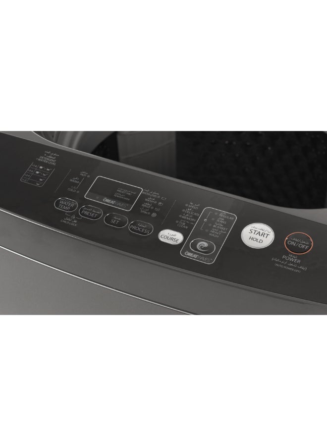 Toshiba Top Load Washer 10kg, THE GREATWAVES, Easy Dosing, Silver AW-M1100PUPBB(SG) Silver - Image 5