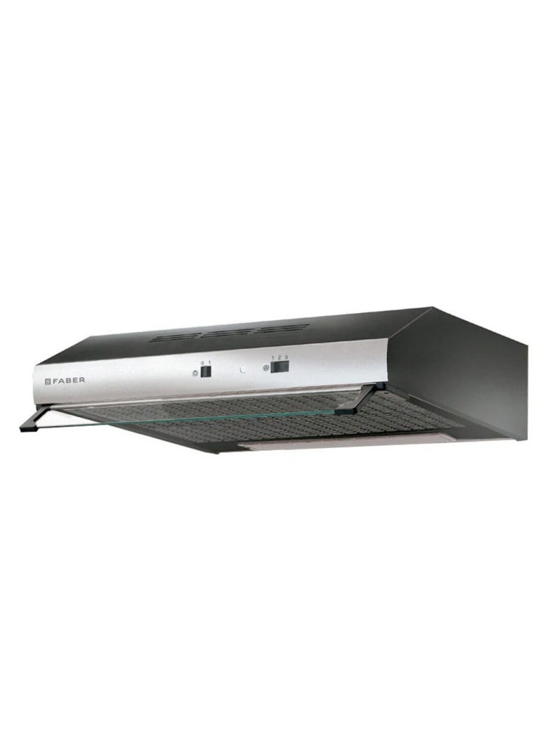 فابر Kitchen Cooker Hood, 60 cm Under-cabinet , 305 m³/h Suction Power, 3-Speed, LED Lighting, Black/Stainless Steel, TCH04 SS16A 741 ( Made in Turkey ) 115 W 300.0557.489 Black/Stainless - Image 1