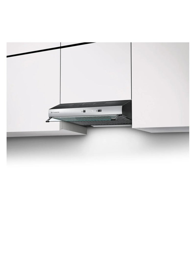 فابر Kitchen Cooker Hood, 60 cm Under-cabinet , 305 m³/h Suction Power, 3-Speed, LED Lighting, Black/Stainless Steel, TCH04 SS16A 741 ( Made in Turkey ) 115 W 300.0557.489 Black/Stainless - Image 2