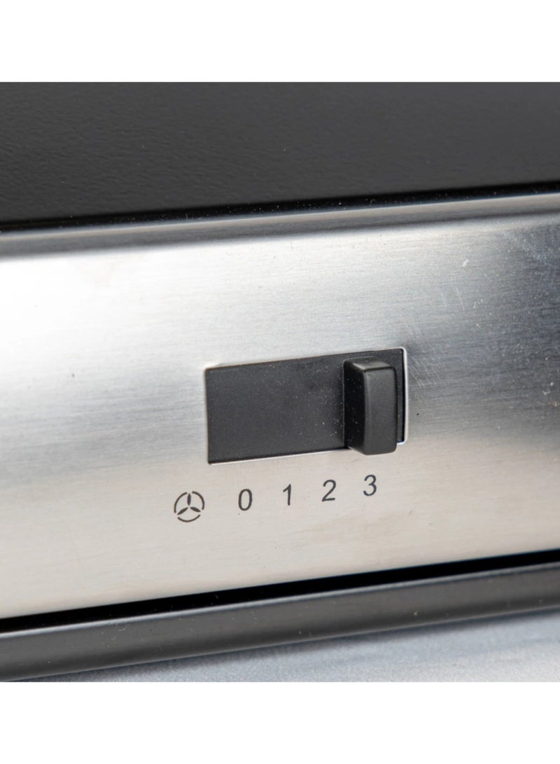 فابر Kitchen Cooker Hood, 60 cm Under-cabinet , 305 m³/h Suction Power, 3-Speed, LED Lighting, Black/Stainless Steel, TCH04 SS16A 741 ( Made in Turkey ) 115 W 300.0557.489 Black/Stainless - Image 4