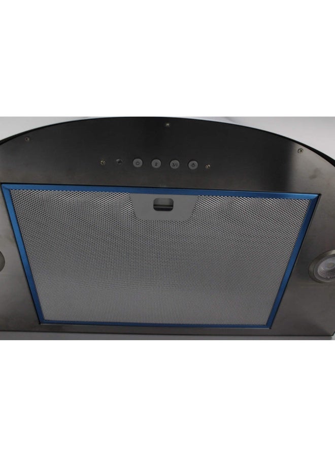 فابر Kitchen Cooker Hood, 90 cm Wall-Mount, 740 m³/h Suction Power,  3 Speed + Intensive, Electronic Buttons, LED Lighting, Matte Black Curved - VEIL BK A90 ( Made in Italy  ) 250 W 110.0324.954 Matte Black - Image 4