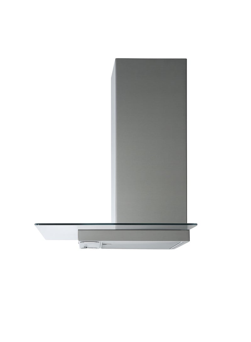 فابر Kitchen Cooker Hood, 90 cm Wall-Mount T-Shape, 420 m³/h Suction Power, 3-Speed, LED Lighting, Stainless Steel/Glass, NICE LED SRM X/V NS A90 ( Made in Italy ) 115 W 325.0617.053 Stainless Steel - Glass - Image 3