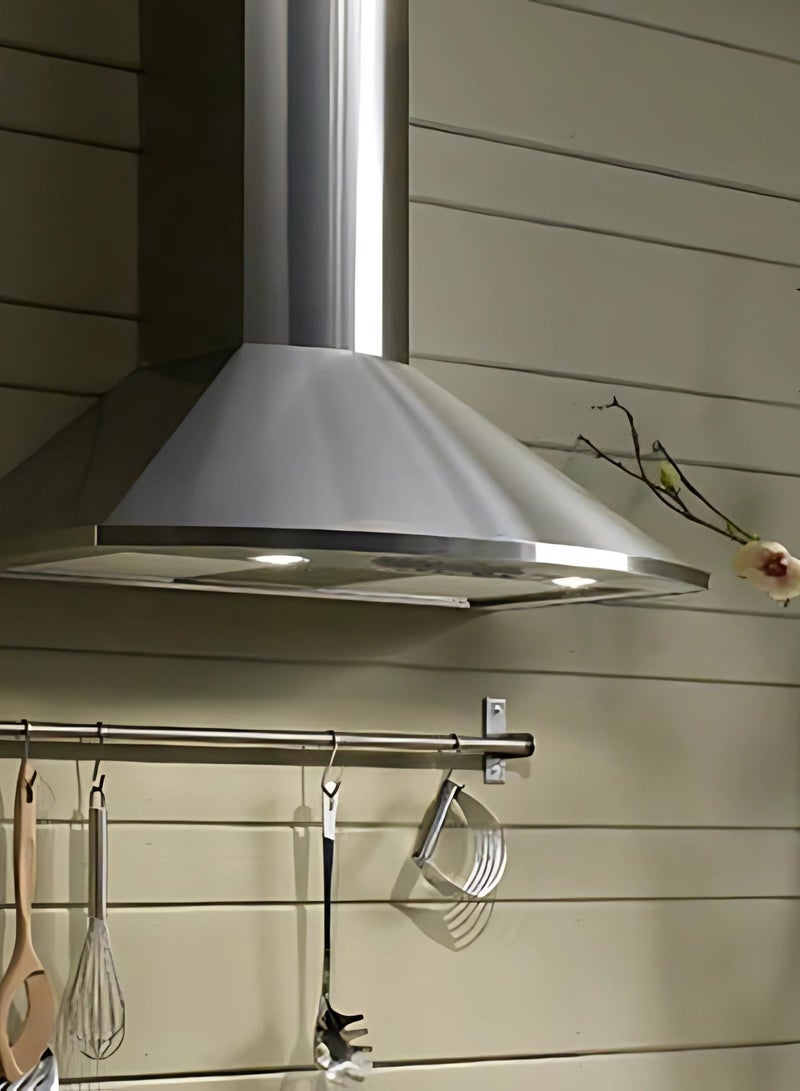فابر Kitchen Cooker Hood, 90 cm Wall-Mount, 400 m³/h Suction Power, 3-Speed, LED Lighting, Stainless Steel, TENDER X A90 ( Made in Turkey ) 125 W 110.0157.049 Brushed Stainless Steel - Image 5