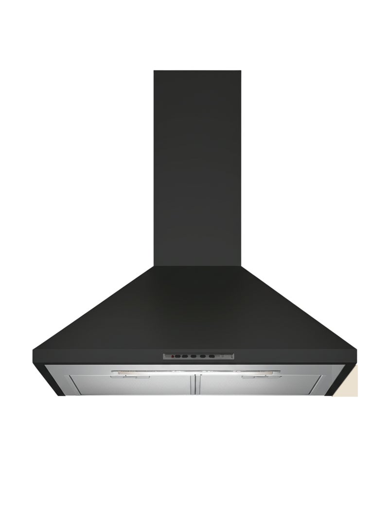 فابر Kitchen Cooker Hood, 60 cm Wall-Mount, 380 m³/h Suction Power, 3-Speed, LED Lighting, Black - VALUE PB BK A60 ( Made in Italy ) 145 W 320.0557.543 Black - Image 1