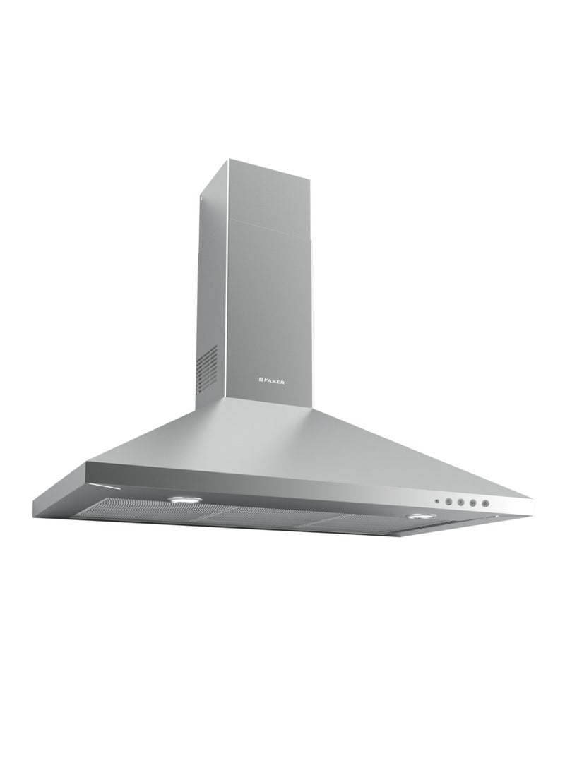 فابر Kitchen Cooker Hood, 90 cm Wall-Mount, 740 m³/h Suction Power, 3 Speed Settings + Intensive Mode, LED Lighting, Stainless Steel, STRIP SMART LED EV8 X A90/2 ( Made in Turkey ) 250 W 320.0533.761 Stainless_Steel - Image 3