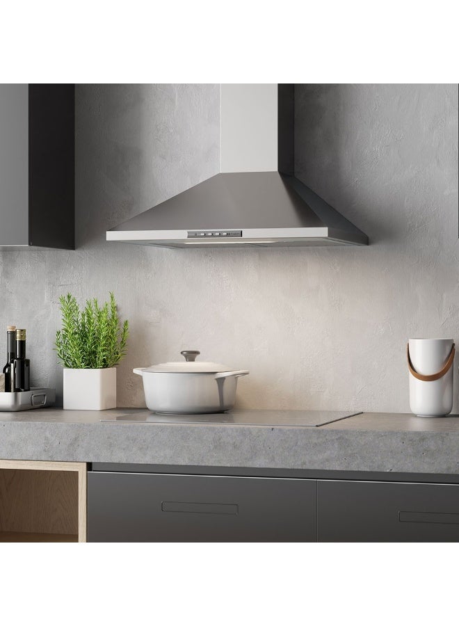 فابر Kitchen Cooker Hood, 90 cm Wall-Mount, 380 m³/h Suction Power, 3-Speed, LED Lighting, Stainless Steel, Made in Italy ( VALUE PB X A90 ) 145 W 320.0557.540 Stainless Steel - Image 2