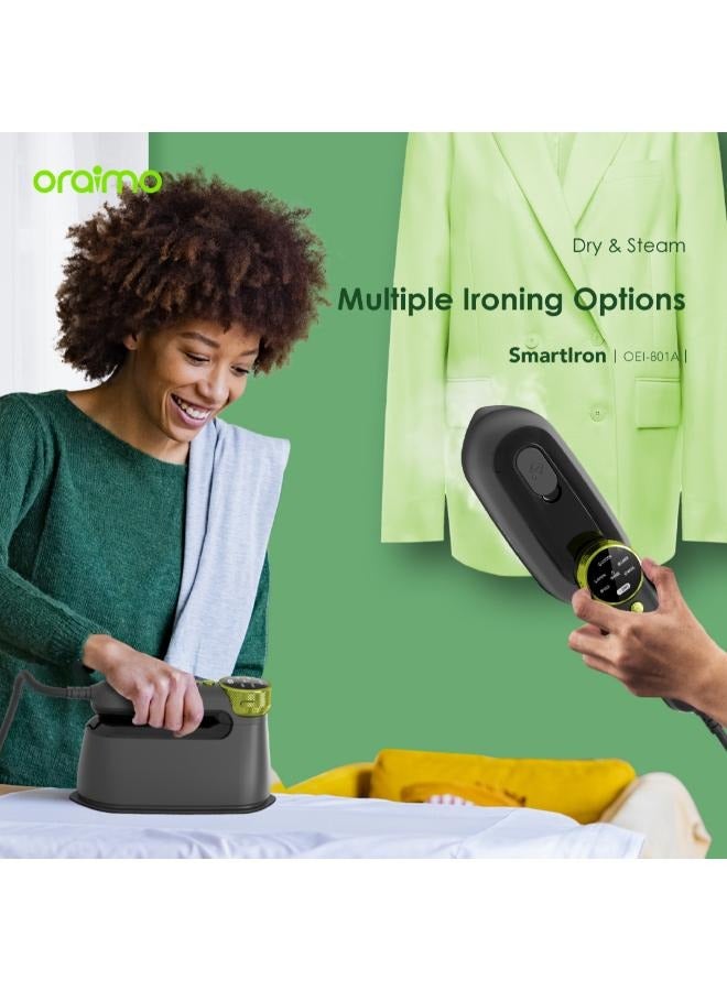 أورايمو Oraimo SmartIron 1740W Portable Electric Iron OEI-801A 130 ml 1740 W OEI-801A Black - Image 5