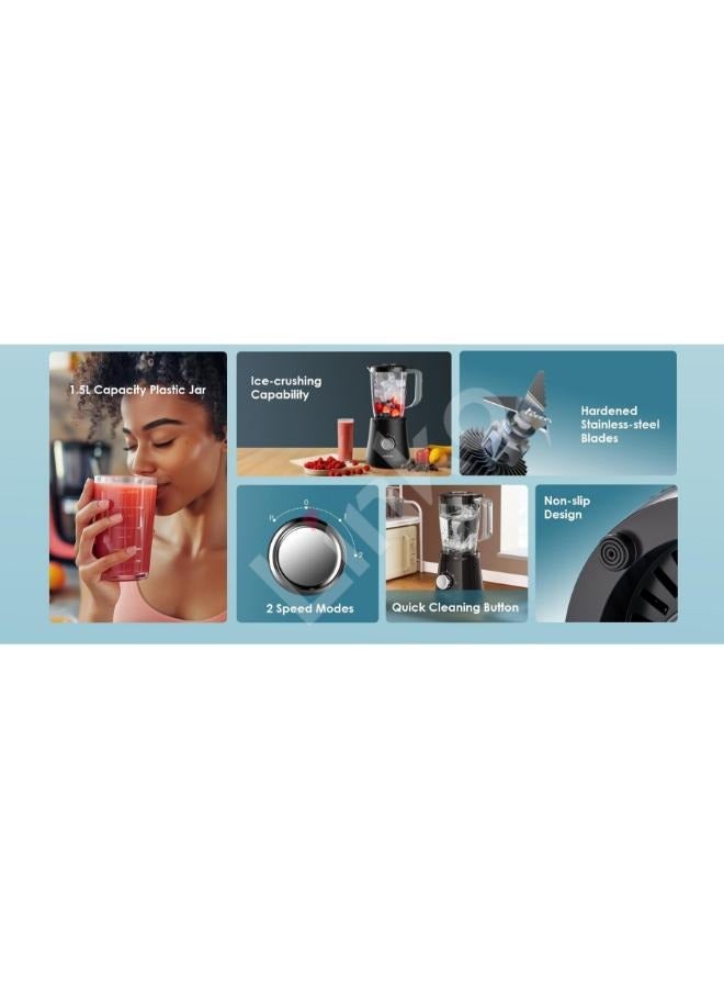 Oraimo Smart Blender Sleek OH-B2N Smooth Blends, Lasting Durability 500 W OH-B2N - Image 3