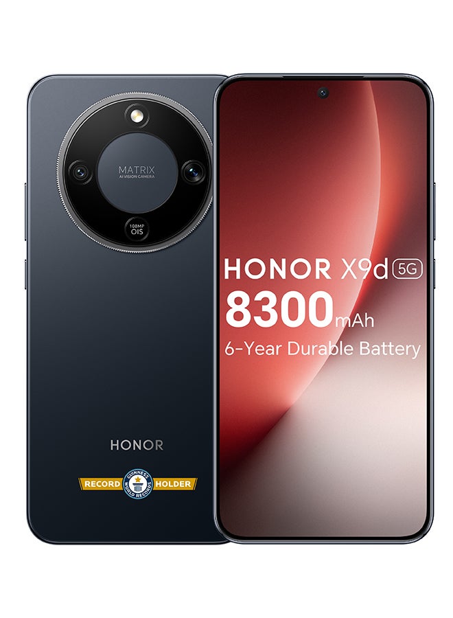 هونور X9d 5G ثنائي الشريحة 8 جيجابايت رام 256 جيجابايت أسود منتصف الليل - النسخة الشرق أوسطية - Image 1