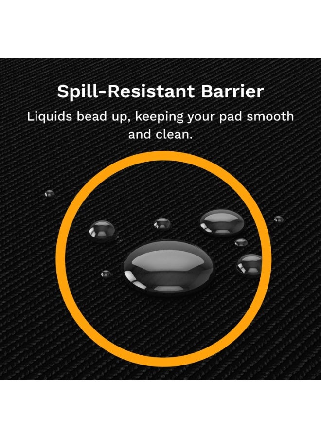 Glorious Gaming Mouse Pad GMP 2 - LE - Spill-Proof Mouse Pad, Optimised for All Gaming Sensors, Balanced Surface for Speed & Control, Durable Anti-fray Edges - Black - Image 2