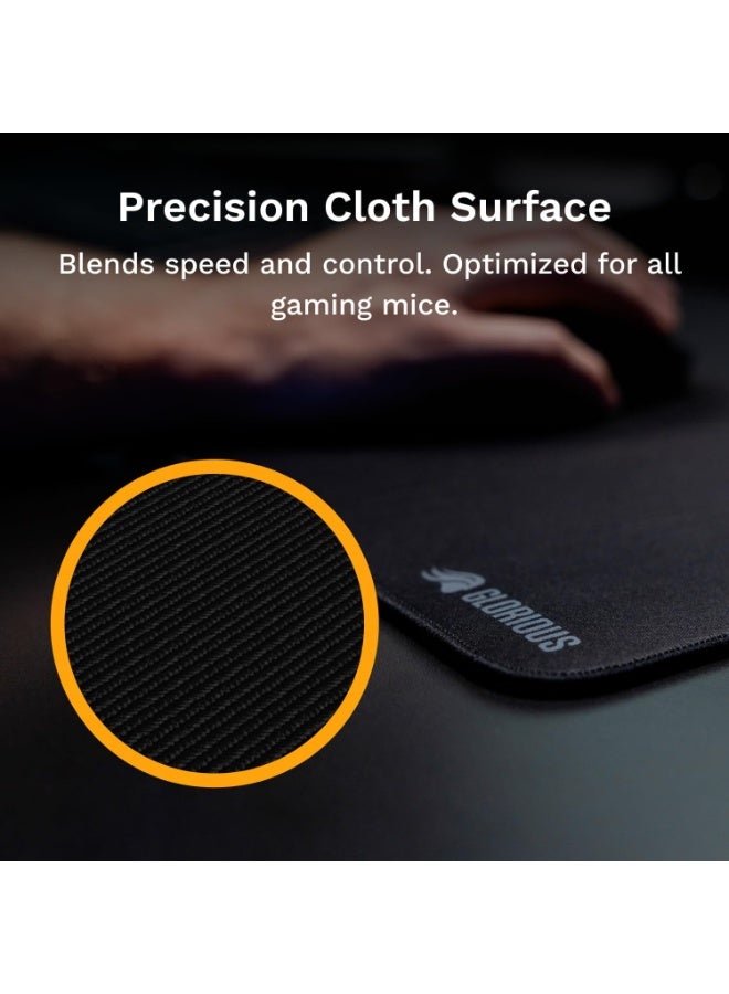 Glorious Gaming Mouse Pad GMP 2 - LE - Spill-Proof Mouse Pad, Optimised for All Gaming Sensors, Balanced Surface for Speed & Control, Durable Anti-fray Edges - Black - Image 3