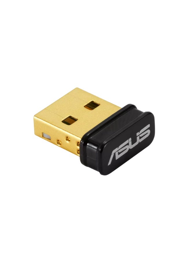 ASUS USB-BT540 Bluetooth 5.4 USB Adapter, Supports Up to 7 Devices, LE Audio LC3 Codec, Windows 10/11 & Linux Compatible, Ultra-Compact USB 2.0 Dongle, Long Range & Low Power | 90IG09N0-MO0B10 black - Image 1