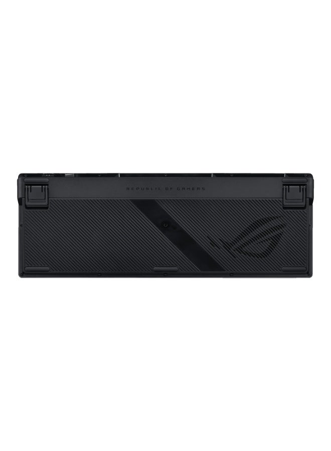 ASUS ROG Azoth 96 HE Wireless Gaming Keyboard – 96% Layout, Hot-Swappable HFX V2 Magnetic Hall Effect Switches, Adjustable Actuation, OLED Display, Tri-Mode Connectivity, RGB Per-Key Lighting, Gasket-Mounted, Metal Top, Detachable Wrist Rest, Black | 90MP040H-BKCA00 Black - Image 4