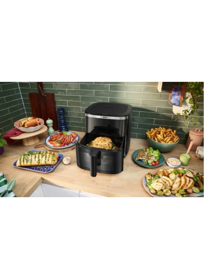 بوش Series 6 Air Fryer Black MAF671B0 7.2 L 1800 W MAF671B0 black/silver - Image 4