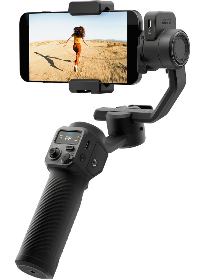 جو برو مثبت جيمبال متعدد الأجهزة Fluid Pro AI، تتبع الموضوع بالذكاء الاصطناعي، ضوء ملء مدمج لكاميرات GoPro والهواتف الذكية - Image 3