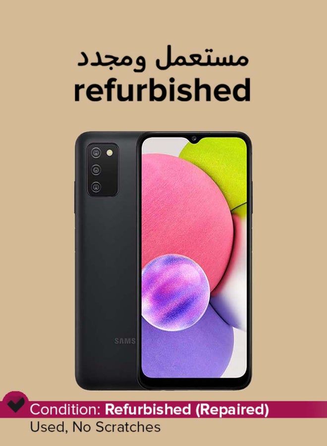 سامسونج مجدد - جالاكسي A03s شريحة واحدة أسود 3 جيجابايت رام 32 جيجابايت 4G LTE - النسخة الدولية - Image 1