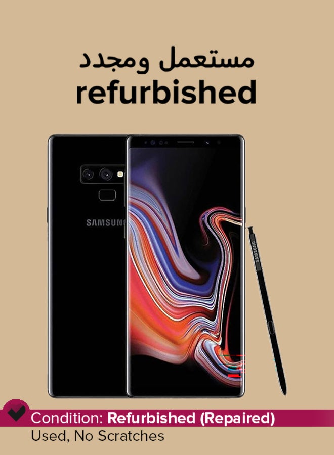 Samsung Refurbished - Galaxy Note 9 Dual SIM Midnight Black 6GB RAM 128GB ROM 4G LTE - International Version - Image 1