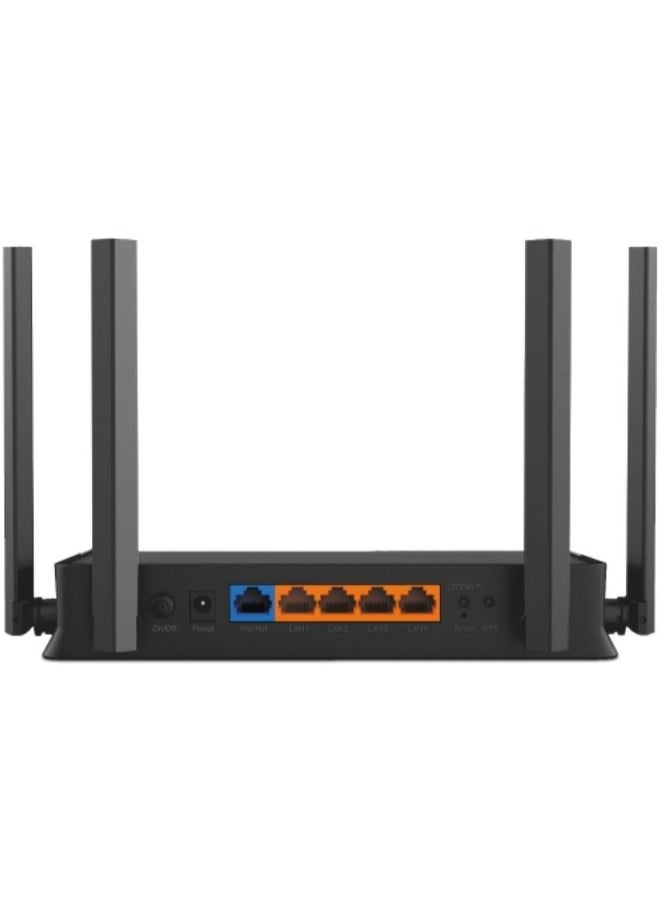 Archer BE220, BE3600 Dual-Band Wi-Fi 7 Router, TP-Link BE3600 WiFi 7 Dual-Band Wireless Router, Up to 3.6Gbps Speeds, Full Gigabit WAN/LAN Ports, 4 External Antennas, EasyMesh | Archer BE220 Black - view 3