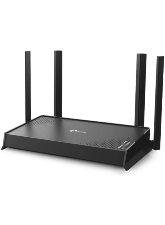 Archer BE220, BE3600 Dual-Band Wi-Fi 7 Router, TP-Link BE3600 WiFi 7 Dual-Band Wireless Router, Up to 3.6Gbps Speeds, Full Gigabit WAN/LAN Ports, 4 External Antennas, EasyMesh | Archer BE220 Black - view 2