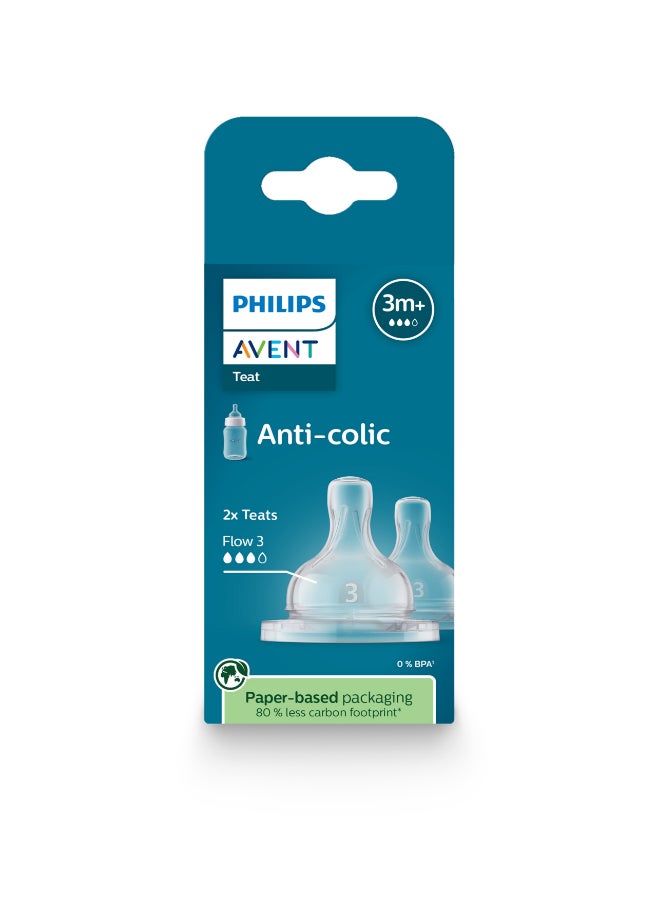 Philips Avent ANTI-COLIC NIPPLE 3M+ X2 FLOW 3 - Image 3
