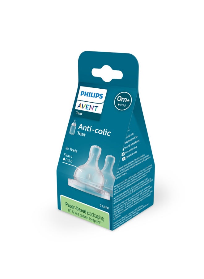 حلمة مضادة للمغص 0 شهر+ X2 تدفق 1 - Image 2