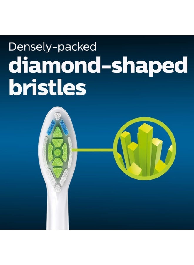 فيليبس رؤوس فرشاة فيليبس سونيكير W2 المثالية القياسية، قابلة للتثبيت، مزودة بتقنية BrushSync، عبوة من 6 بيضاء - HX6066/87 - Image 4