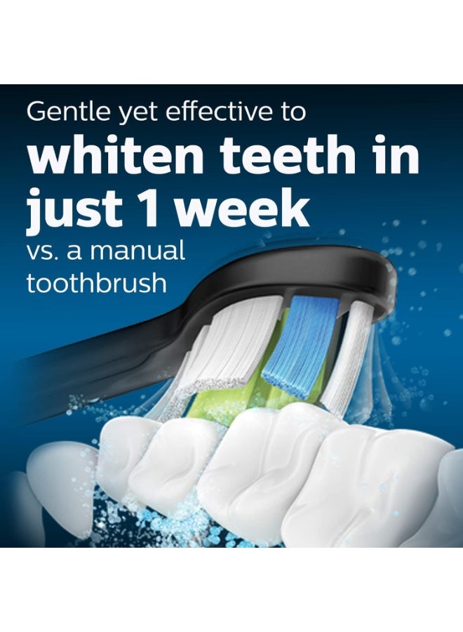 فيليبس Philips Sonicare W2 Optimal Standard Brush Heads, Click-On, BrushSync Enabled, Pack Of 6 Black - HX6066/88 black - Image 2