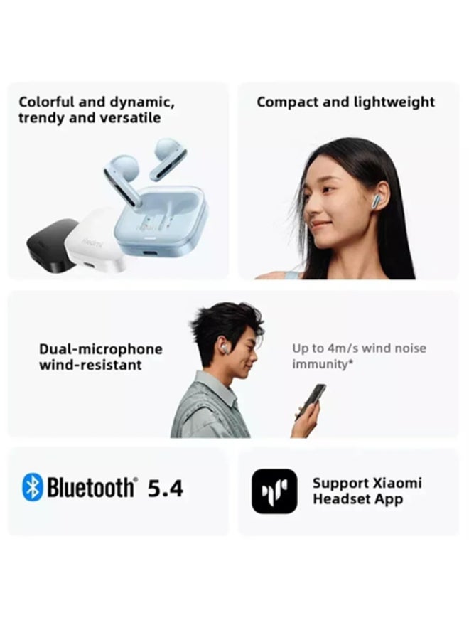 شاومي Renewed - Redmi Buds 6 Active Wireles Earbuds Black - Image 2