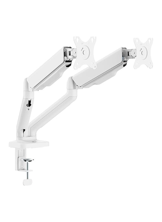 Gamertek Pivot Core Dual Monitor Arm - White - Image 3
