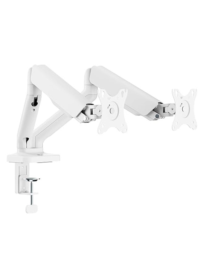 Gamertek Pivot Core Dual Monitor Arm - White - Image 4